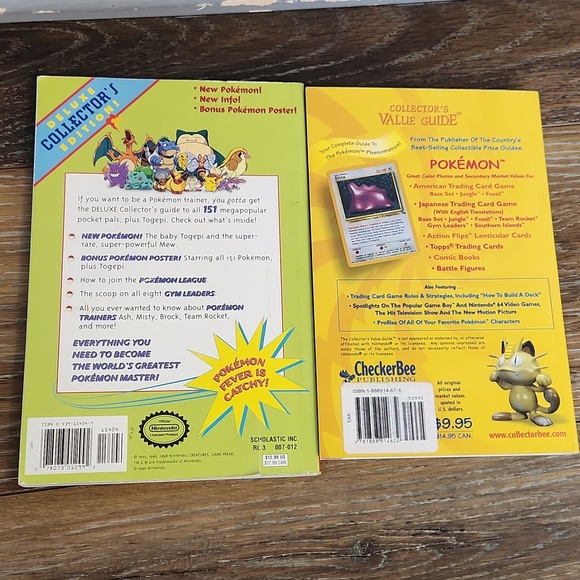 2 Pokemon Books - Picture 3 of 15